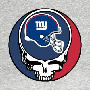 NY Skull - New York Giants Football T-Shirt